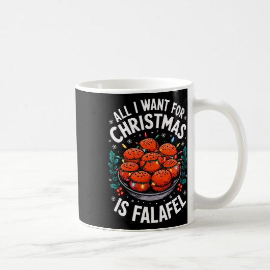 Frohe Weihnachten Alles, was ich für Weihnachten F Kaffeetasse (Rechts)