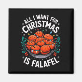 Frohe Weihnachten Alles, was ich für Weihnachten F Magnet (Vorne)