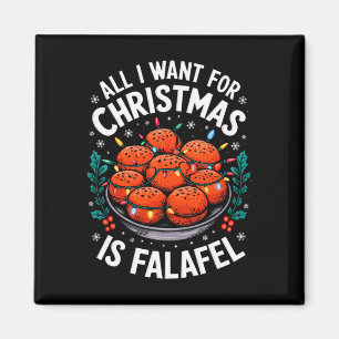 Frohe Weihnachten Alles, was ich für Weihnachten F Magnet