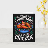 Frohe Weihnachten Alles, was ich für Weihnachtsgeb Karte (Gelbe Blume)