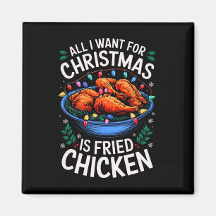 Frohe Weihnachten Alles, was ich für Weihnachtsgeb Magnet