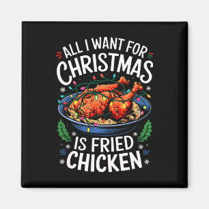 Frohe Weihnachten Alles, was ich für Weihnachtsgeb Magnet