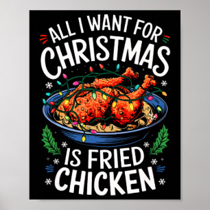 Frohe Weihnachten Alles, was ich für Weihnachtsgeb Poster