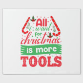 Frohe Weihnachten Alles, was ich zu Weihnachten Ge Geschenkpapier (Flach)