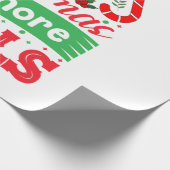 Frohe Weihnachten Alles, was ich zu Weihnachten Ge Geschenkpapier (Ecke)