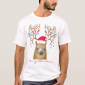 Frohe Weihnachten Alpaca Shirt (Vorderseite)