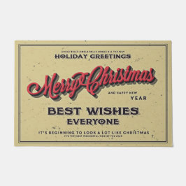 Frohe Weihnachten am besten wünscht allen Fußmatte