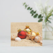 Frohe Weihnachten am Strand (Stehend Vorderseite)