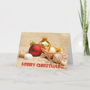 Frohe Weihnachten am Strand