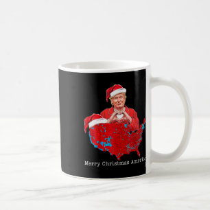 Frohe Weihnachten Amerika Donald Trump deckt Weihn Kaffeetasse