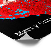 Frohe Weihnachten Amerika Donald Trump deckt Weihn Poster (Ecke)