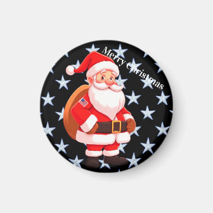 FROHE WEIHNACHTEN AMERIKA MAGNET