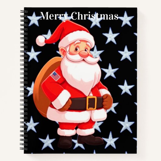 FROHE WEIHNACHTEN AMERIKA NOTIZBLOCK (Vorderseite)