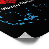 Frohe Weihnachten Amerika und glückliche Feiertage Poster (Ecke)