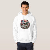Frohe Weihnachten amerikanischer Stil Hoodie (Vorne ganz)