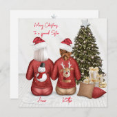 Frohe Weihnachten an Best Friend Weihnachten Karte (Vorne/Hinten)