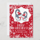 Frohe Weihnachten an das Eine, das ich Liebe. Gruß (Vorderseite)