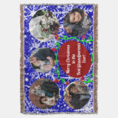 Frohe Weihnachten an die besten Großeltern, 5 Foto Decke (Vorderseite Vertikal)