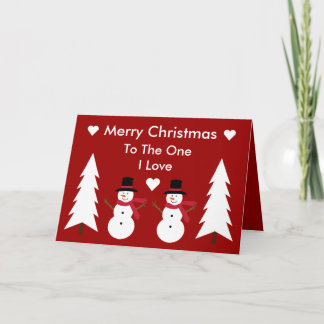 Frohe Weihnachten an die, die ich Liebe Snowmen Ca
