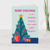 Frohe Weihnachten an Enkelkarte (Vorderseite)