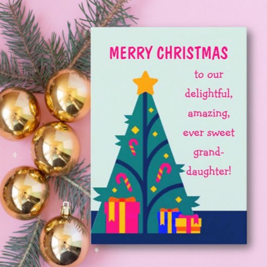 Frohe Weihnachten an Enkelkarte