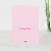 Frohe Weihnachten an Enkelkarte (Rückseite)