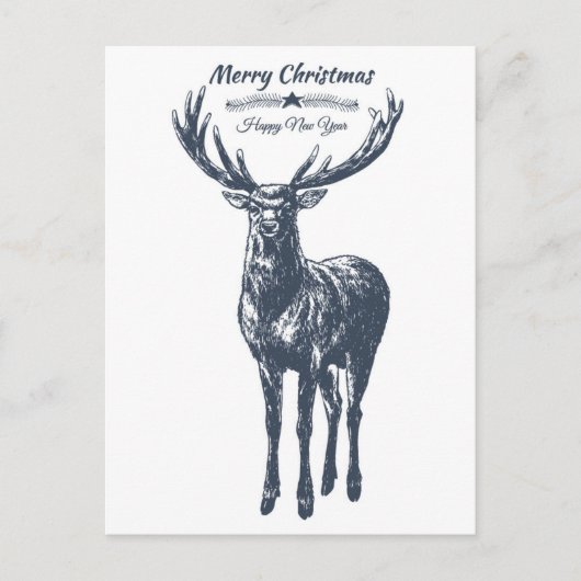 Frohe Weihnachten an euch Rentiere (Vorderseite)