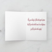 Frohe Weihnachten an Grandson Grußkarte (Innenseite)