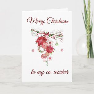 FROHE WEIHNACHTEN AN *MEINEN KOLLEGEN"