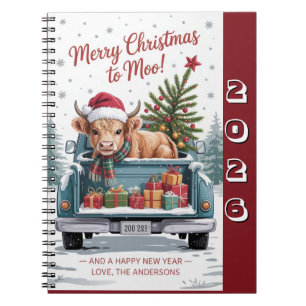 Frohe Weihnachten an Moo! Notizblock
