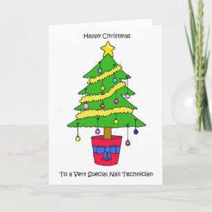 Frohe Weihnachten an Nageldesignerin