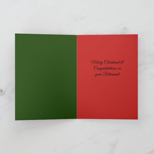 Frohe Weihnachten an Remüde Nurse (Innenseite)