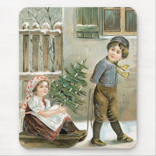 Frohe Weihnachten an Sie! Mousepad