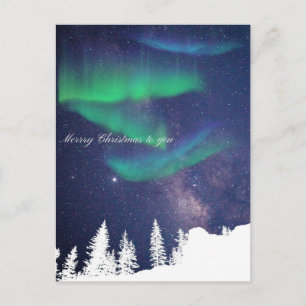 Frohe Weihnachten an Sie Postkarte