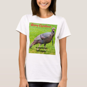Frohe Weihnachten an Vegetarier und Veganer T-Shirt