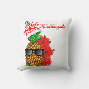 Frohe Weihnachten Ananas Kissen