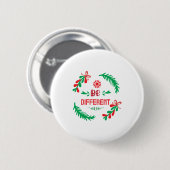 Frohe Weihnachten anders sein Button (Vorne & Hinten)