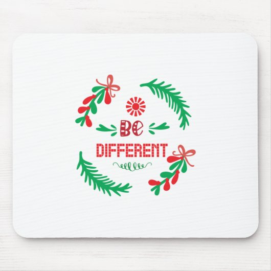 Frohe Weihnachten anders sein Mousepad (Vorne)