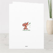 Frohe Weihnachten Angel Stars Art Karte (Rückseite)