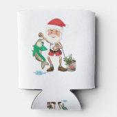 Frohe Weihnachten Angelfreunde Dosenkühler (Rückseite)