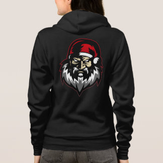 Frohe Weihnachten Angry Santa Hoodie