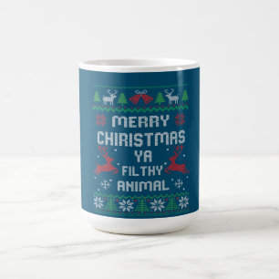 Frohe Weihnachten Animal Filthy Ya Great Kaffeetasse
