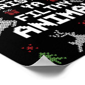 Frohe Weihnachten Animal Filthy Ya Poster (Ecke)