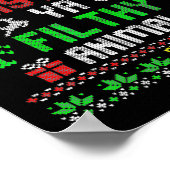Frohe Weihnachten Animal Filthy Ya Xmas Pajama 2 Poster (Ecke)