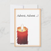 Frohe Weihnachten Ankündigung (Vorderseite)