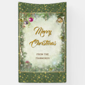 Frohe Weihnachten (anpassbar) Banner (Vertikal)