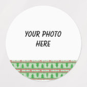 Frohe Weihnachten anpassbar Etiketten (Design 1)