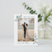 Frohe Weihnachten Aquamarin floral | Foto Holiday (Stehend Vorderseite)