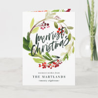 Frohe Weihnachten Aquarellfarben Foto Urlaub