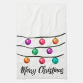 Frohe Weihnachten, Aquarellmauer Geschirrtuch (Vertikal)